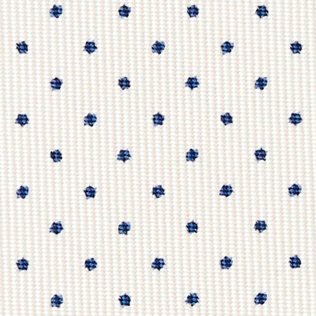CRAVATTA SARTORIALE CLASSICA IN SETA BIANCA