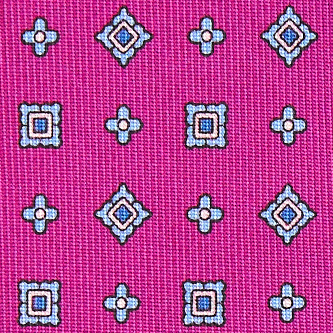 CRAVATTA SARTORIALE CLASSICA IN SETA FUCSIA